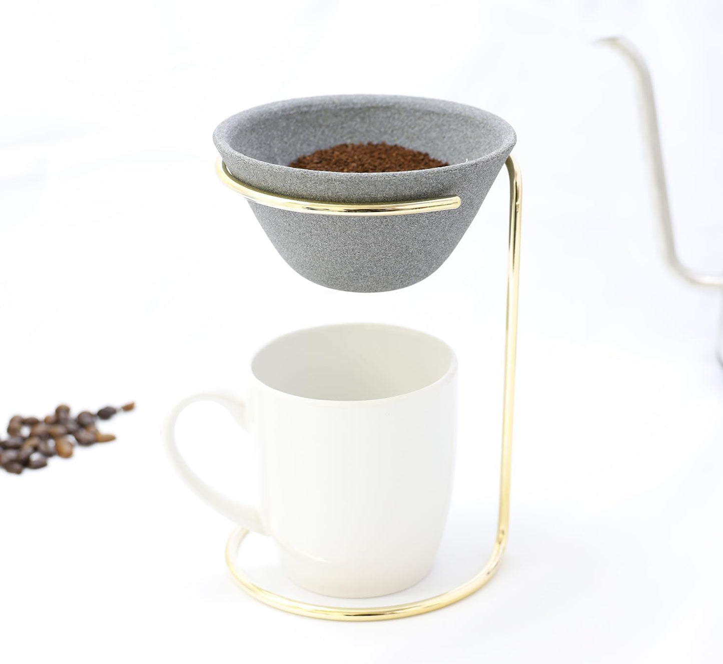 アドバンスドア Ceraful(セラフル) コーヒーフィルター兼ドリッパー スタンドセット 約1~3杯