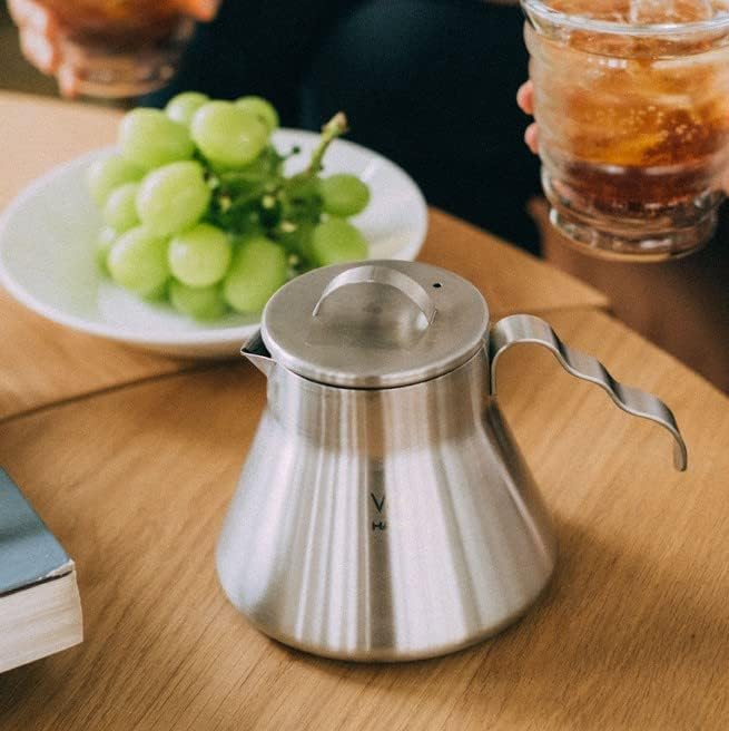HARIO (ハリオ) V60メタルコーヒーサーバー 500ml シルバー
