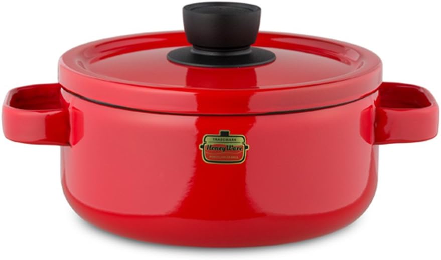 富士ホーロー Fuji Horo キャセロール ソリッド 20cm レッド SD-20W R