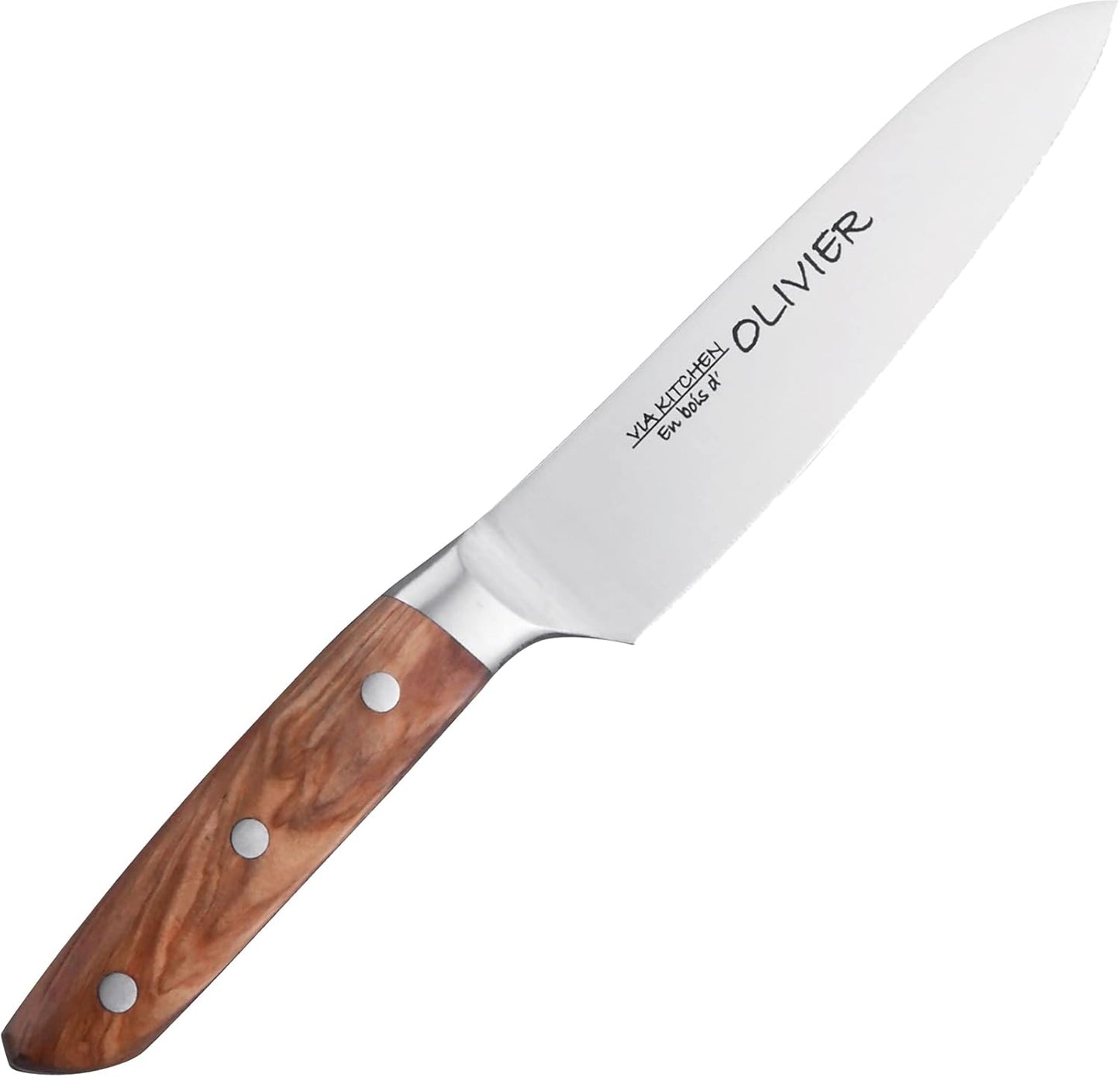 佐竹産業 ペティナイフ バイアキッチン オリーブ 日本製 13.5cm