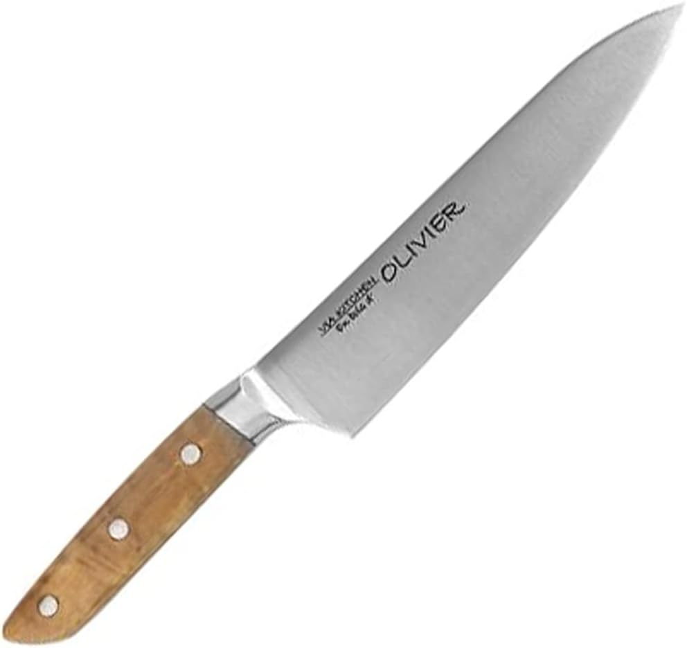 佐竹産業 牛刀包丁 バイアキッチン オリーブ 日本製 19cm