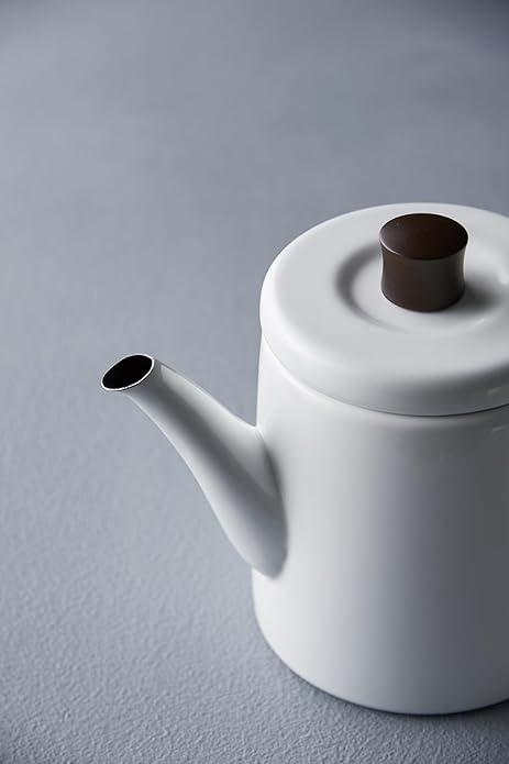 野田琺瑯 Nodahoro ケトル 1.5L ホーロー 日本製 ポーチカ 白