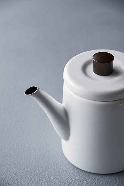 野田琺瑯 Nodahoro ケトル 1.5L ホーロー 日本製 ポーチカ 白