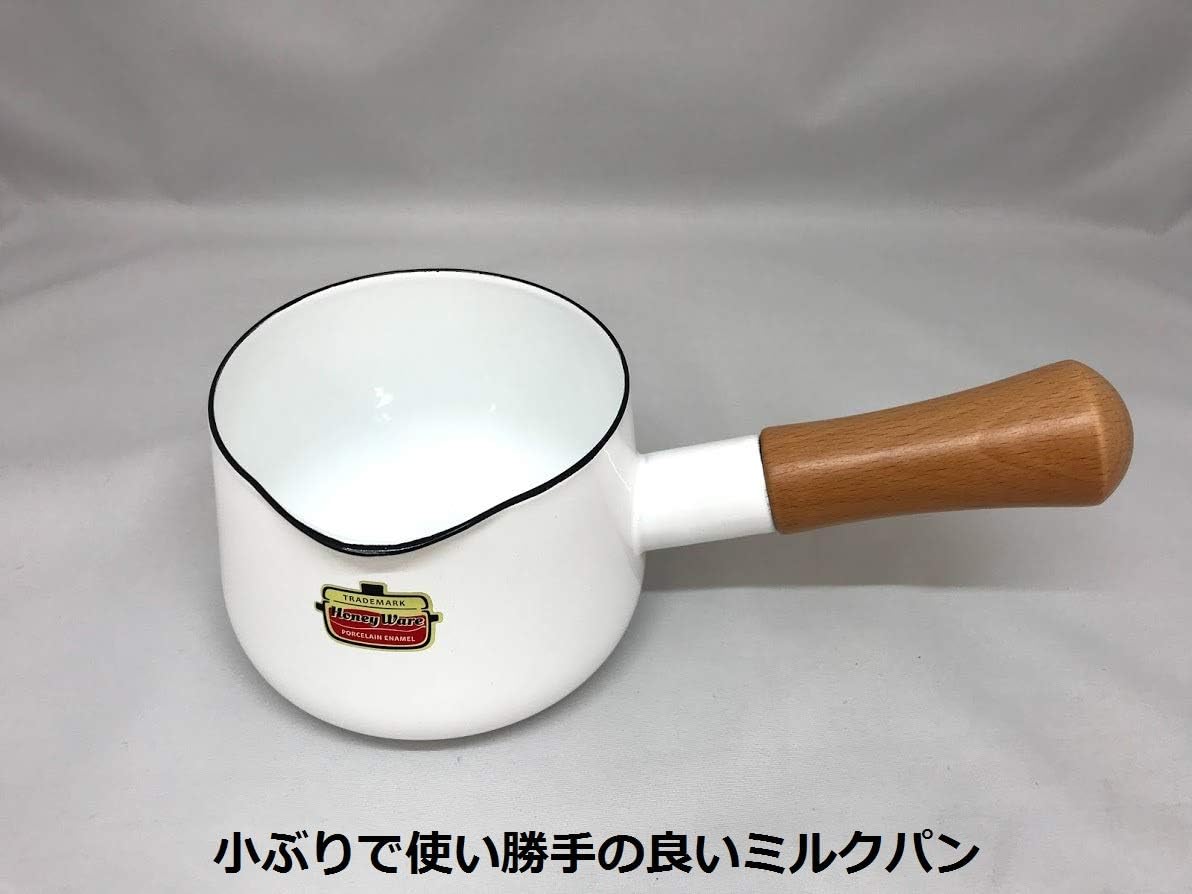 富士ホーロー Fuji Horo ミルクパン スモークブルー 12cm Solid SD-12M SB