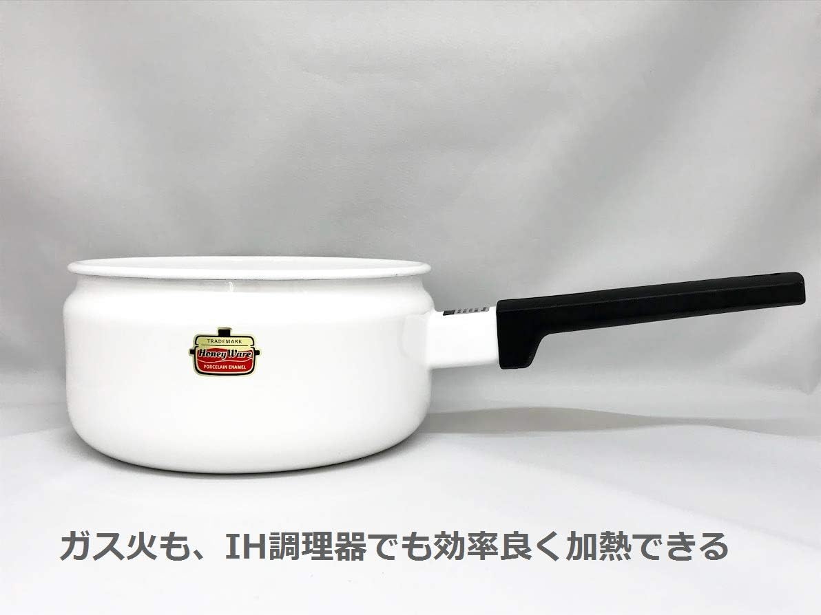 富士ホーロー Fuji Horo ソースパン レッド 18cm Solid SD-18S R